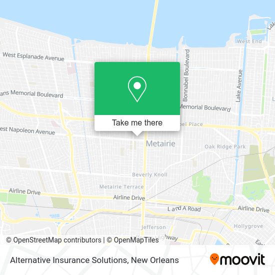 Alternative Insurance Solutions map