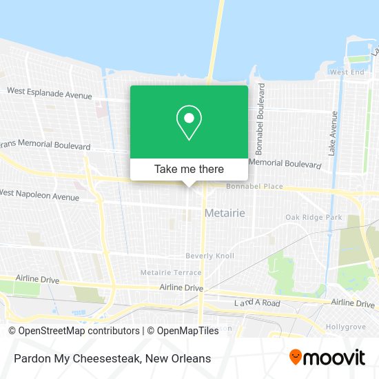 Pardon My Cheesesteak map