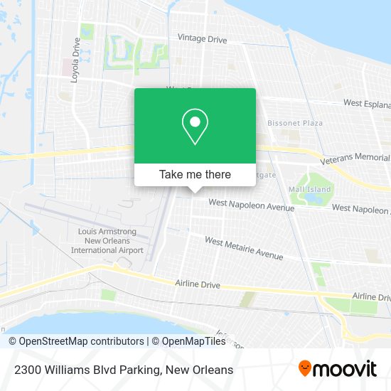 2300 Williams Blvd Parking map
