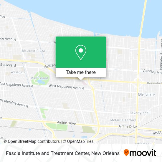 Mapa de Fascia Institute and Treatment Center
