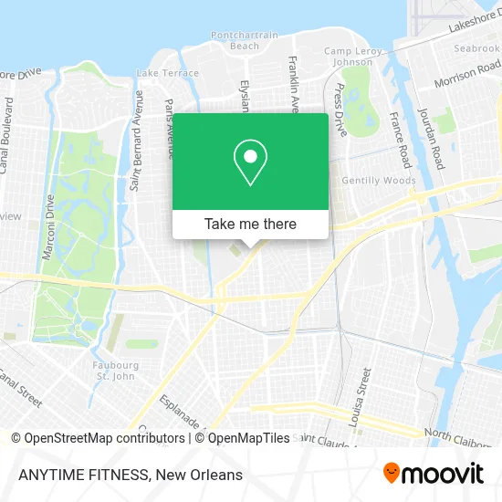ANYTIME FITNESS map