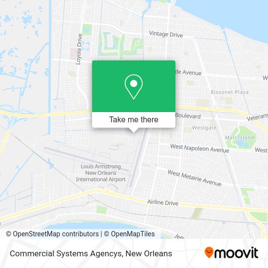 Commercial Systems Agencys map