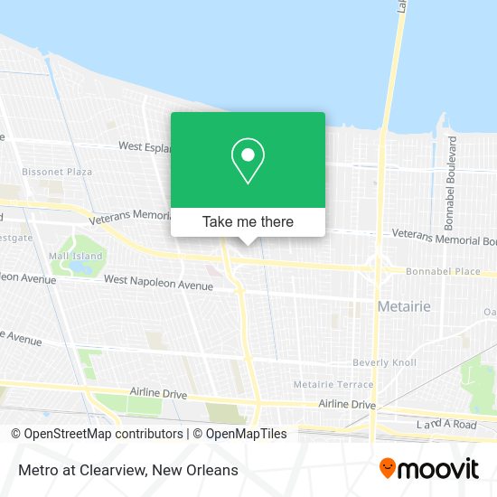 Mapa de Metro at Clearview