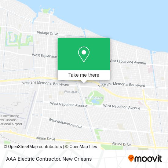 AAA Electric Contractor map