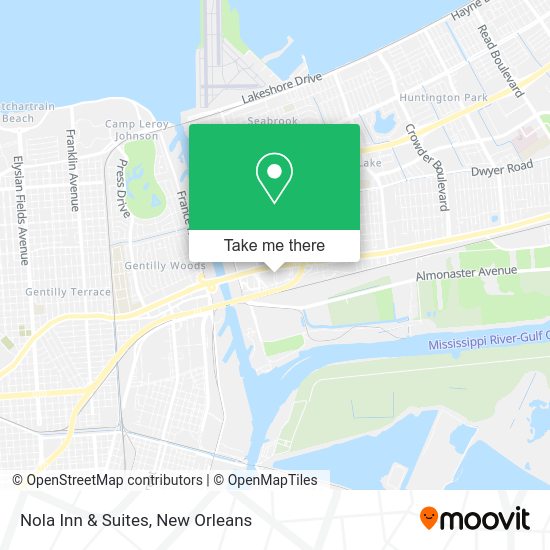 Nola Inn & Suites map