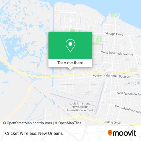 Cricket Wireless map