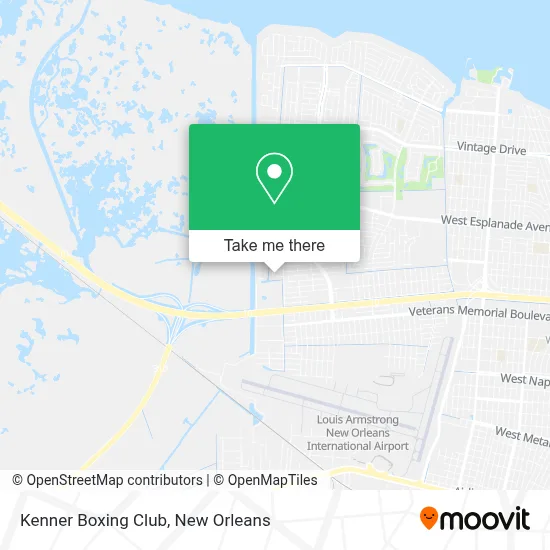 Kenner Boxing Club map
