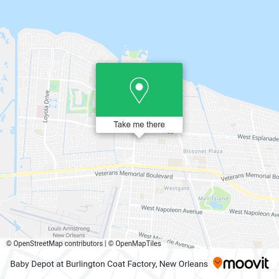 Baby Depot at Burlington Coat Factory map