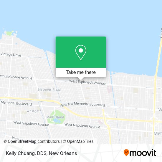 Kelly Chuang, DDS map