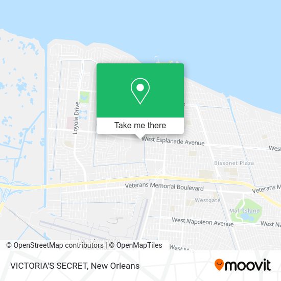 VICTORIA'S SECRET map