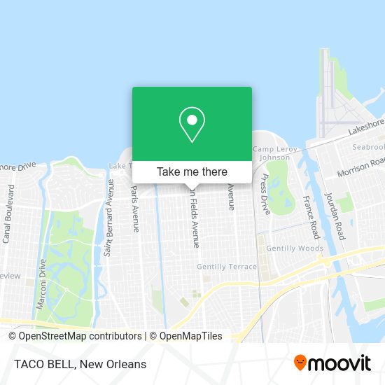 Mapa de TACO BELL