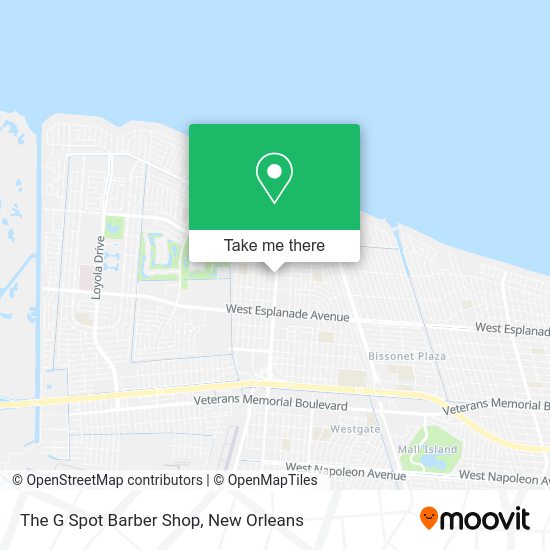 The G Spot Barber Shop map