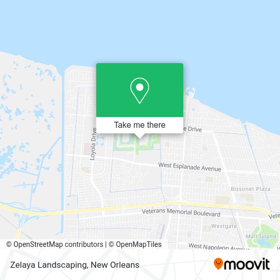 Zelaya Landscaping map