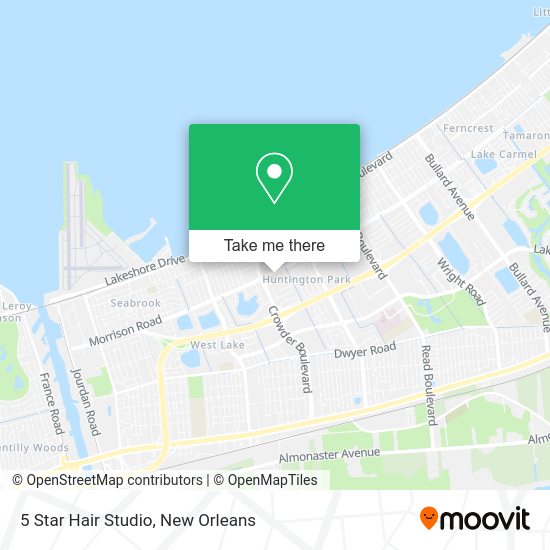 5 Star Hair Studio map