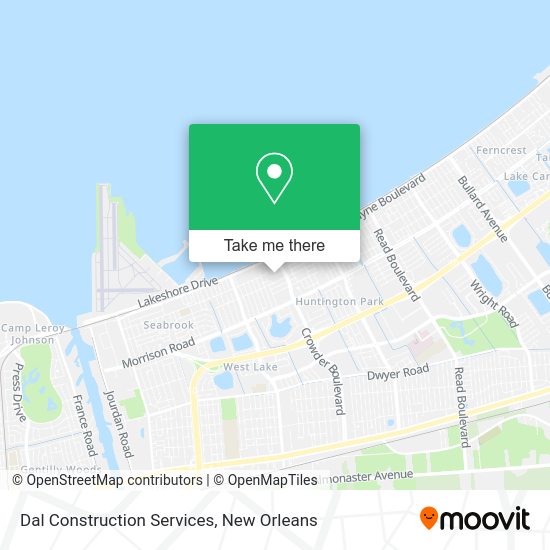Dal Construction Services map