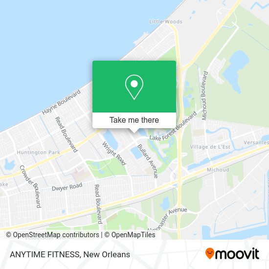 ANYTIME FITNESS map