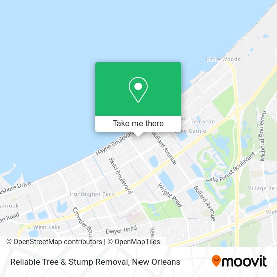 Reliable Tree & Stump Removal map