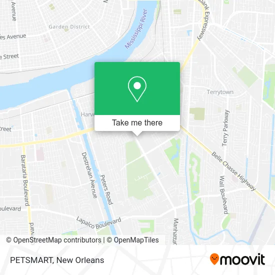PETSMART map