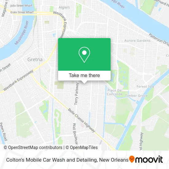 Mapa de Colton's Mobile Car Wash and Detailing
