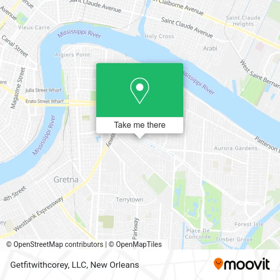 Mapa de Getfitwithcorey, LLC