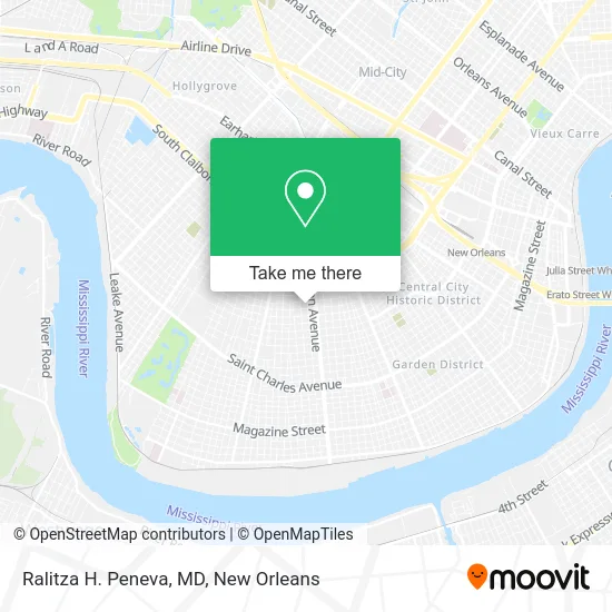 Ralitza H. Peneva, MD map