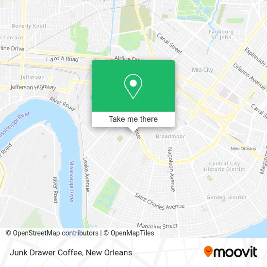 Junk Drawer Coffee map