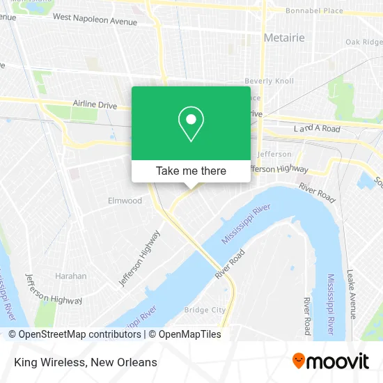 King Wireless map
