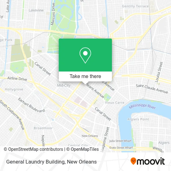 General Laundry Building map