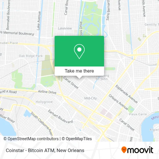 Coinstar - Bitcoin ATM map