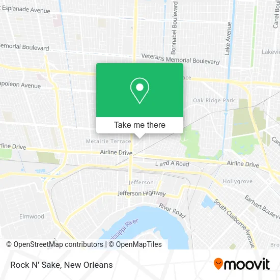 Rock N' Sake map