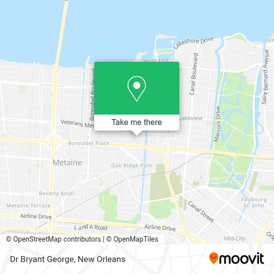 Dr Bryant George map