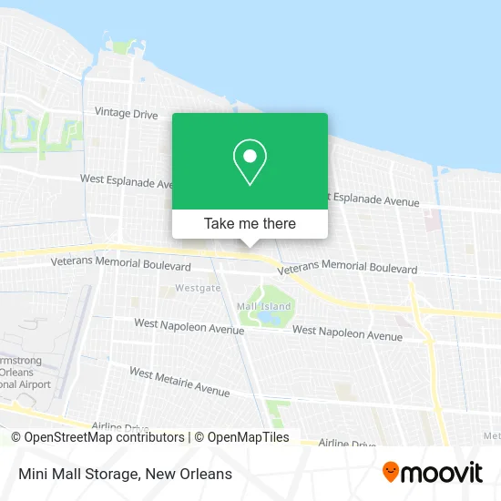 Mini Mall Storage map