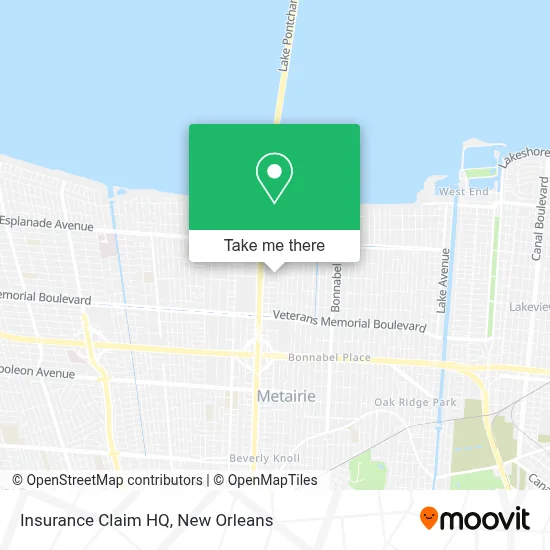 Insurance Claim HQ map