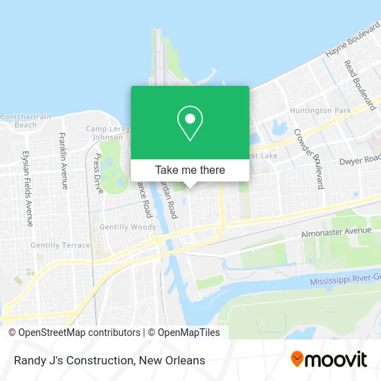 Randy J's Construction map