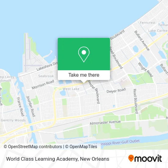 World Class Learning Academy map