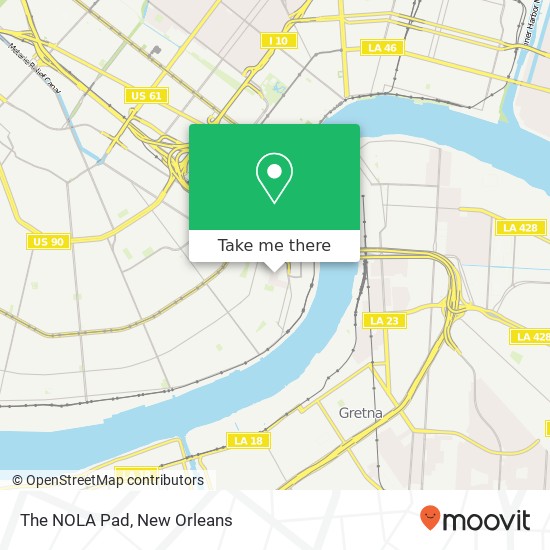 The NOLA Pad map