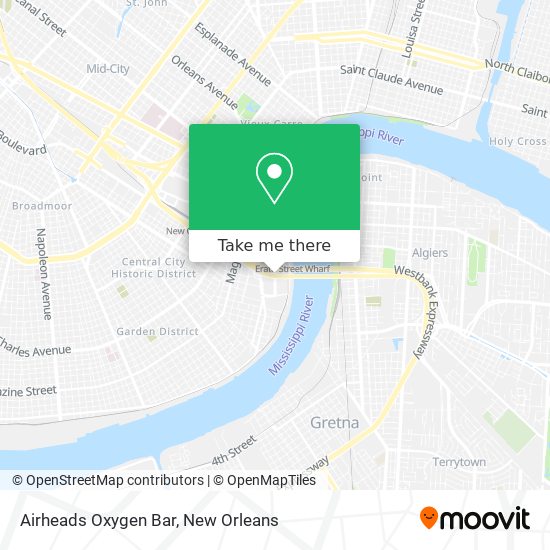 Mapa de Airheads Oxygen Bar