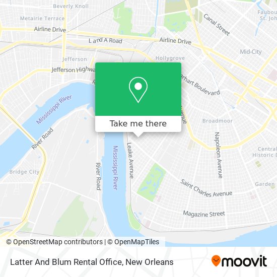 Latter And Blum Rental Office map