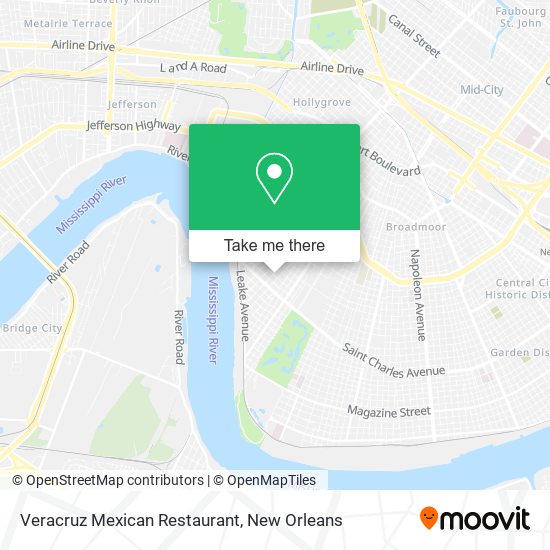 Veracruz Mexican Restaurant map