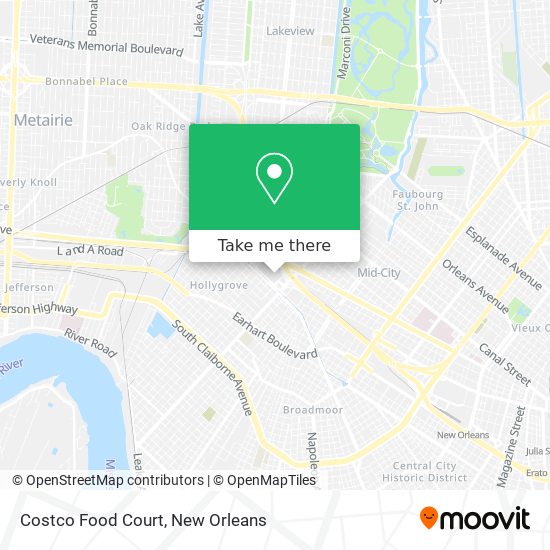 Costco Food Court map