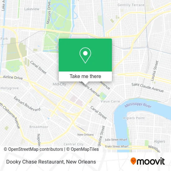Dooky Chase Restaurant map
