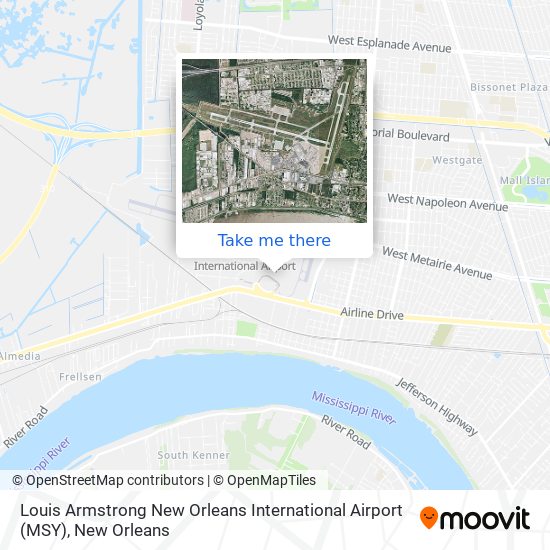 MSY Airport Louis Armstrong New Orleans International 