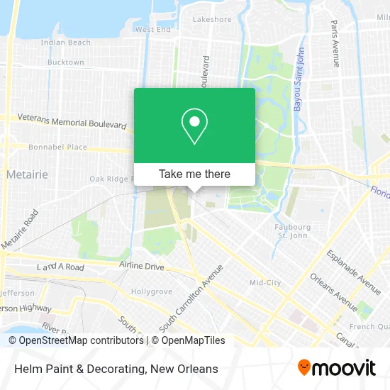 Helm Paint & Decorating map
