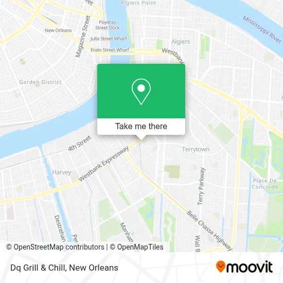 Dq Grill & Chill map