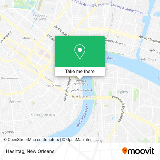 Hashtag map