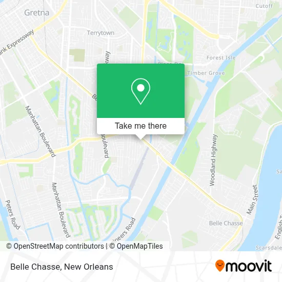 Belle Chasse map