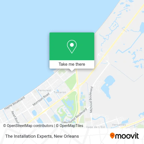 The Installation Experts map