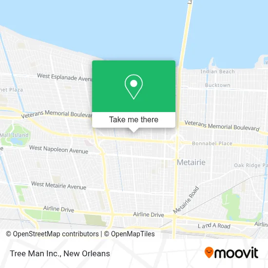 Tree Man Inc. map