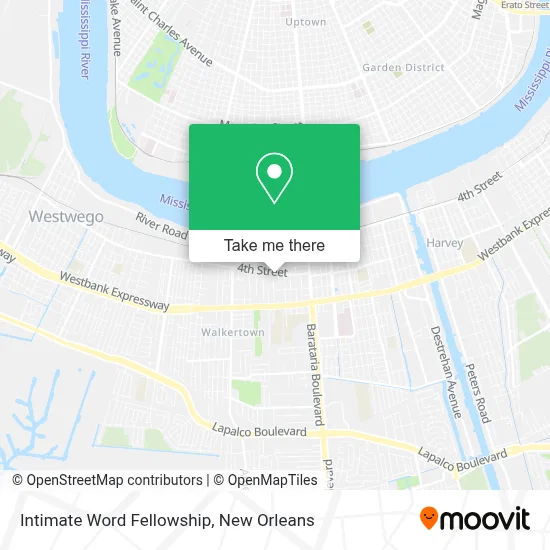 Intimate Word Fellowship map