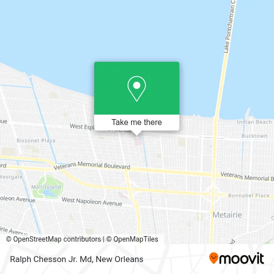 Ralph Chesson Jr. Md map